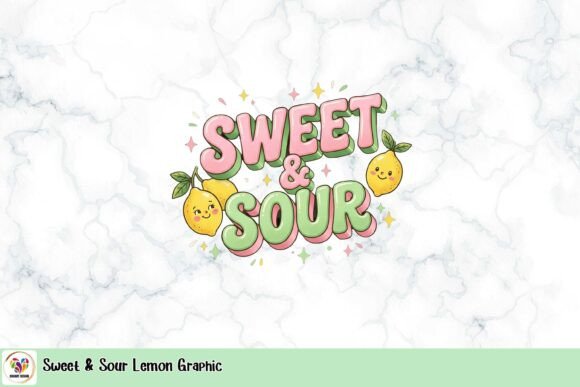 Brighten Your Projects with Sweet & Sour Lemon Graphic