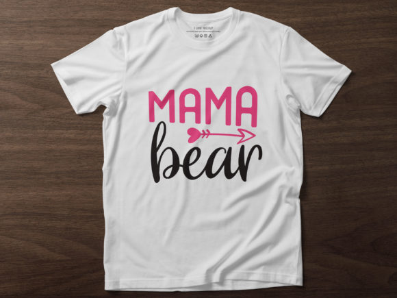 Designing with Heart: The Mama Bear SVG Graphic