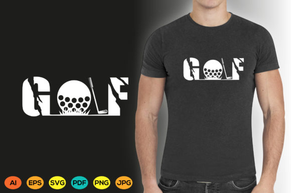 Elevate Your Brand with This Golf T-shirt Design Golf Shirt Graphic
