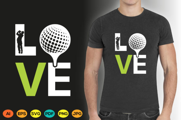 Golf T-shirt Design I Love Golf /Graphic: A Designer's Deep Dive