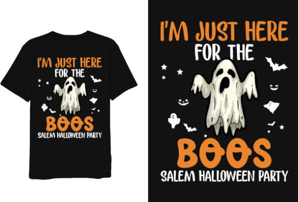 Halloween Quotes Graphic T-Shirt Design: A Ready-to-Print Asset