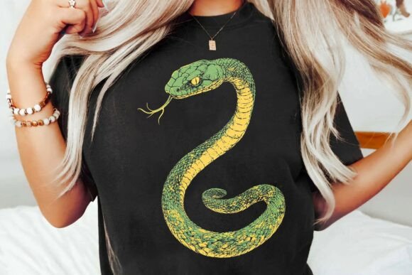 Unlocking the Power of the Green Yellow Snake Coiled Graphic